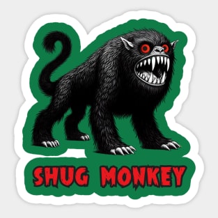 Shug Monkey Sticker